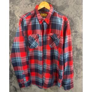 Dixxon “The McCallister” Flannel Full Button Red Flannel Shirt Size XLT